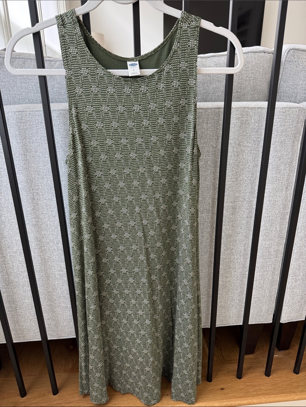 Old Navy Olive Green Sleeveless Dress